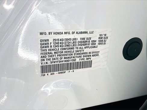 Certified 2019 Honda Pilot EX-L image 19