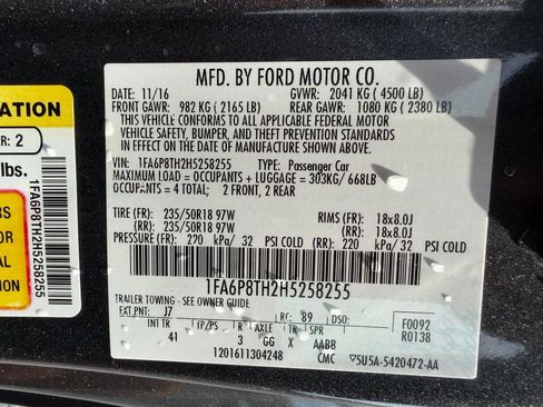Used 2017 Ford Mustang Premium w/ Equipment Group 201A RWD image 20