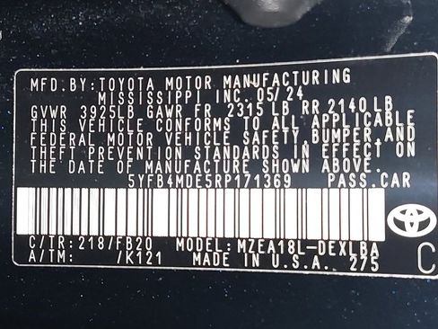 Used 2024 Toyota Corolla LE image 33