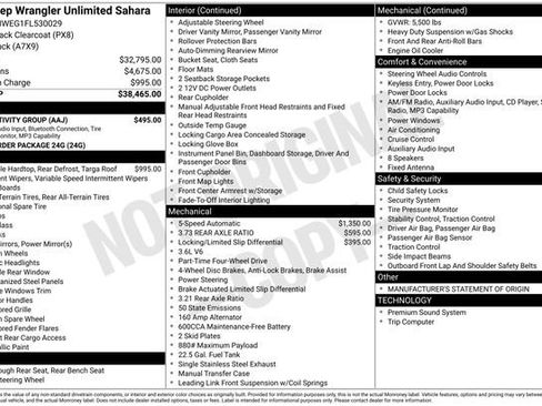 Used 2015 Jeep Wrangler Unlimited Sahara w/ Connectivity Group image 37