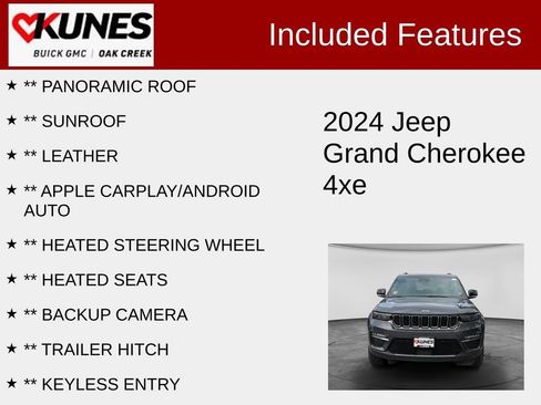 Used 2024 Jeep Grand Cherokee Limited 4xe AWD/4WD image 2