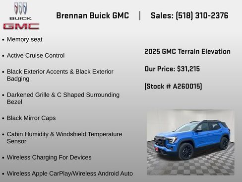 Certified 2025 GMC Terrain Elevation w/ Elevation Premium Package AWD/4WD image 30