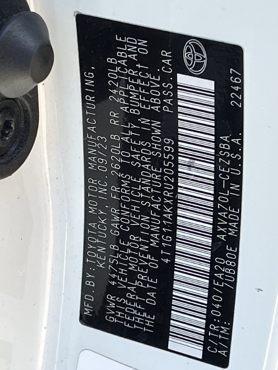 Used 2024 Toyota Camry SE FWD image 28