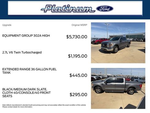 Used 2021 Ford F150 XLT w/ Equipment Group 302A High image 11