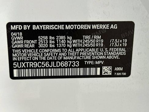 Used 2018 BMW X3 xDrive30i w/ Executive Package AWD/4WD image 33
