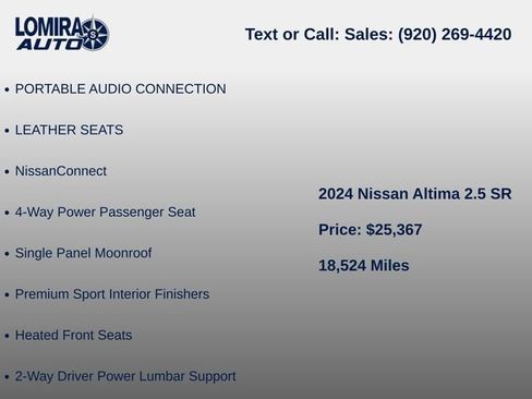 Used 2024 Nissan Altima 2.5 SR AWD/4WD image 9