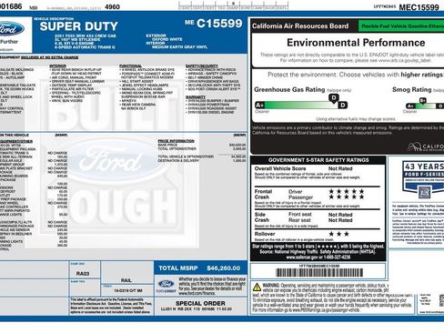 Used 2021 Ford F250 XL w/ Power Equipment Group AWD/4WD image 3