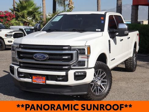 Used 2021 Ford F250 Platinum w/ FX4 Off-Road Package AWD/4WD image 4