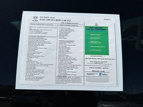 Certified 2018 RAM 1500 Express w/ Express Value Package RWD image 5