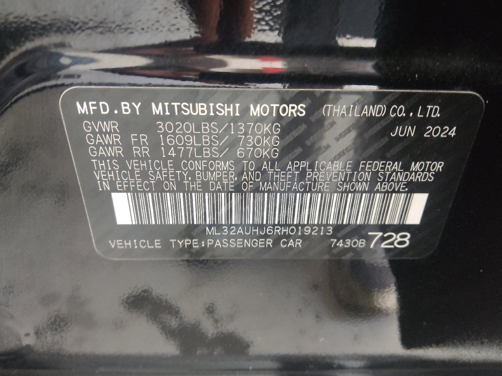 Used 2024 Mitsubishi Mirage ES FWD image 33