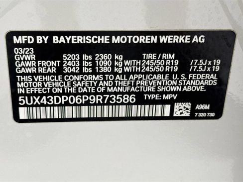 Used 2023 BMW X3 sDrive30i w/ Convenience Package RWD image 34