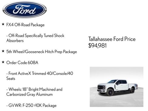 Used 2026 Ford F250 Lariat w/ Black Appearance Package image 8