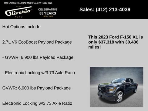 Used 2023 Ford F150 XL w/ XL STX Apperance Package AWD/4WD image 5