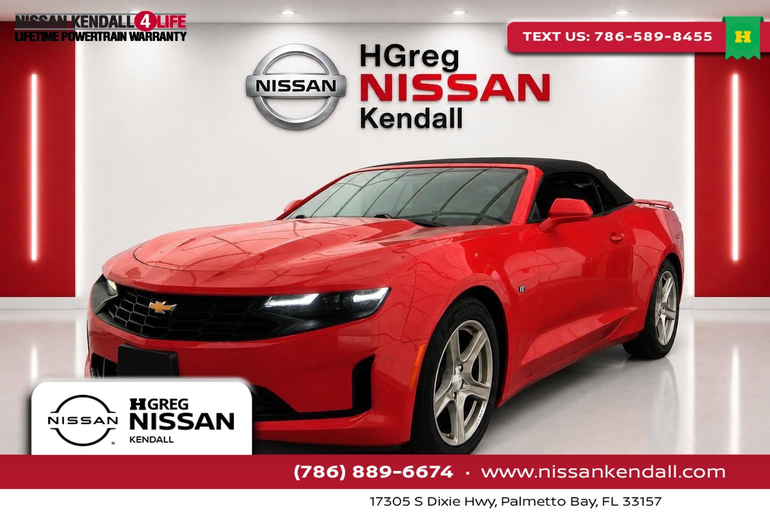 Used 2020 Chevrolet Camaro LT RWD image 1