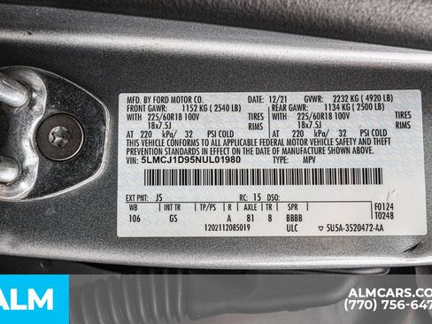 Used 2022 Lincoln Corsair AWD w/ Equipment Group 101A image 63