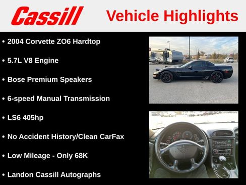 Used 2004 Chevrolet Corvette Z06 w/ Memory Package image 6