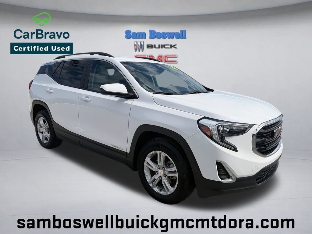 Certified 2021 GMC Terrain SLE w/ Driver Convenience Package FWD image 1