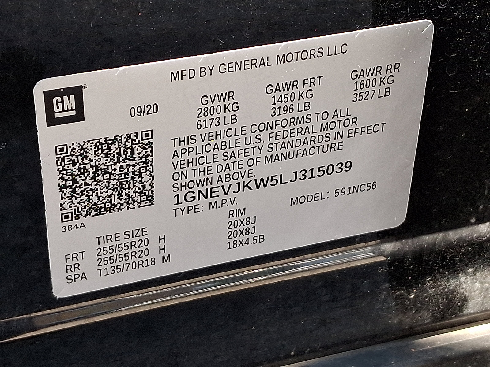 Used 2020 Chevrolet Traverse RS w/ LPO, Cargo Package AWD/4WD image 26