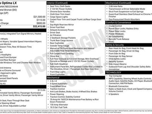 Used 2014 Kia Optima LX image 1