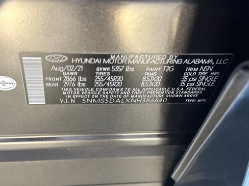 Certified 2022 Hyundai Santa Fe Calligraphy AWD/4WD image 32