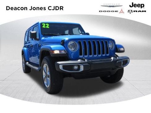 Used 2022 Jeep Wrangler Unlimited Sahara AWD/4WD image 1