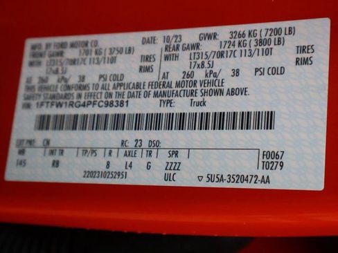 Used 2023 Ford F150 Raptor w/ Raptor Carbon Fiber Package image 53