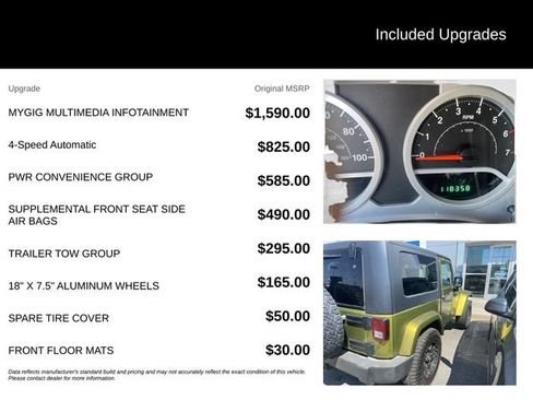 Used 2007 Jeep Wrangler Sahara w/ PWR Convenience Group AWD/4WD image 5
