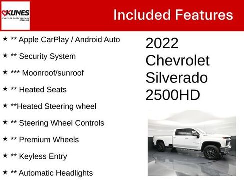 Used 2022 Chevrolet Silverado 2500 LTZ w/ LTZ Premium Package AWD/4WD image 4
