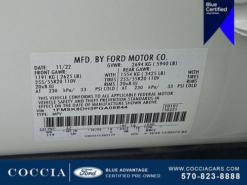 Certified 2023 Ford Explorer XLT w/ Equipment Group 202A AWD/4WD image 28