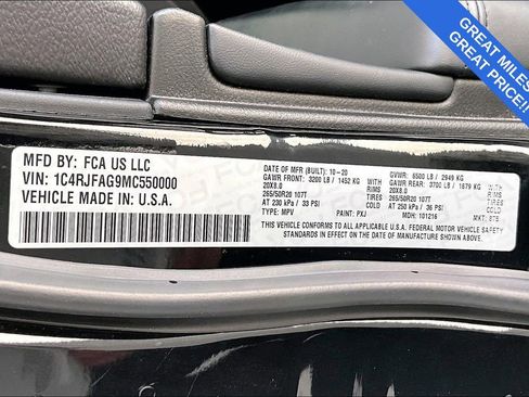 Used 2021 Jeep Grand Cherokee Laredo X image 43