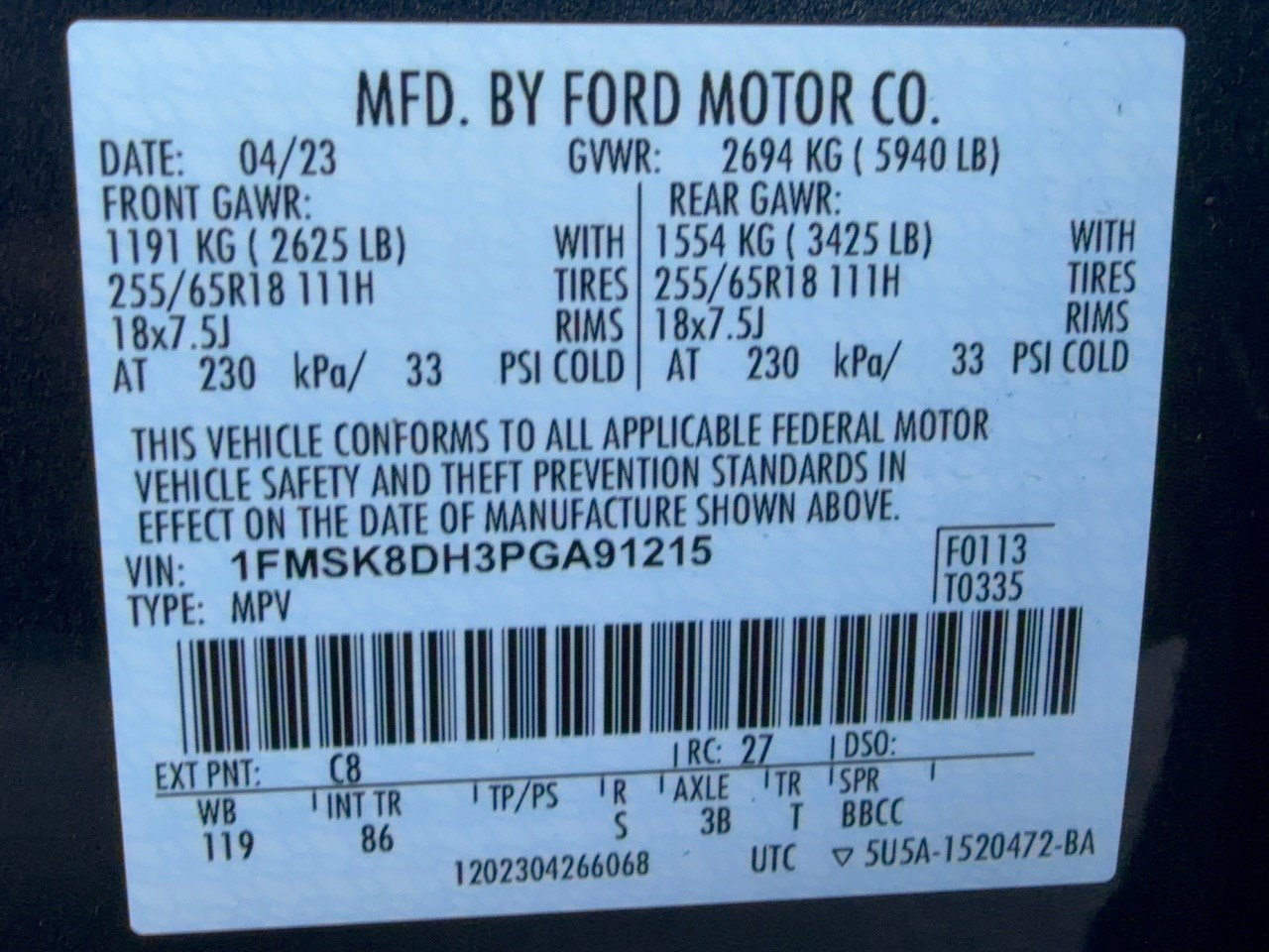 Used 2023 Ford Explorer XLT AWD/4WD image 32