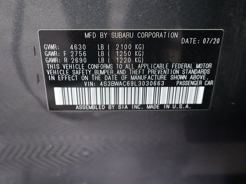 Used 2020 Subaru Legacy Premium image 41