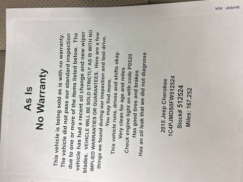 Used 2015 Jeep Cherokee Limited w/ Luxury Group image 9