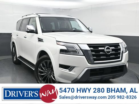 Used 2024 Nissan Armada Platinum w/ Captain's Chairs Package RWD image 1
