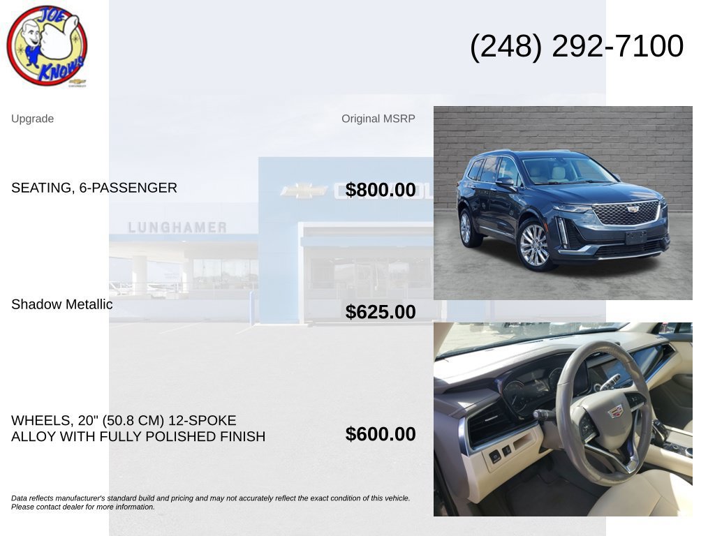 Certified 2020 Cadillac XT6 Premium Luxury AWD/4WD image 5