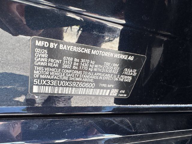 Used 2025 BMW X5 M60i w/ Executive Package AWD/4WD image 46