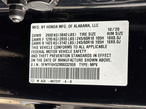 Used 2021 Honda Pilot EX-L image 40