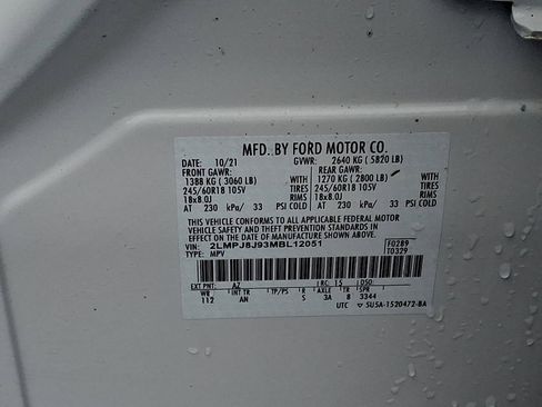 Certified 2021 Lincoln Nautilus AWD w/ Equipment Group 101A image 27