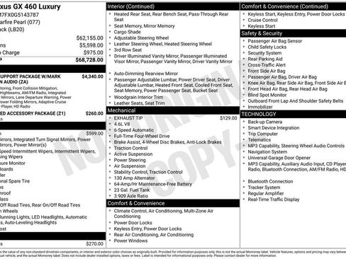 Used 2016 Lexus GX 460 Luxury AWD/4WD image 4