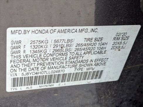 Certified 2020 Acura MDX A-Spec image 22