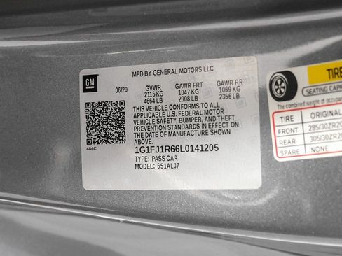 Used 2020 Chevrolet Camaro ZL1 image 57