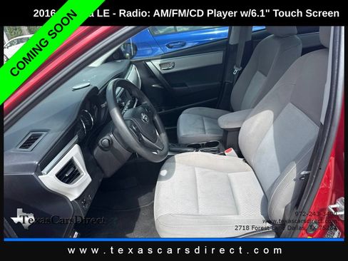 Used 2016 Toyota Corolla LE FWD image 6