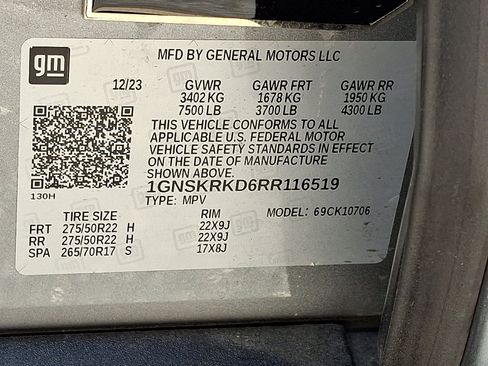 Certified 2024 Chevrolet Tahoe RST w/ Luxury Package AWD/4WD image 27