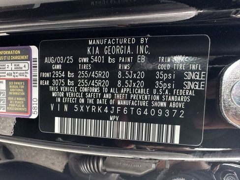 New 2026 Kia Sorento SX image 43