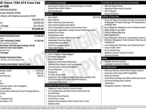 Used 2025 GMC Sierra 1500 AT4 w/ AT4 Premium Package AWD/4WD image 45