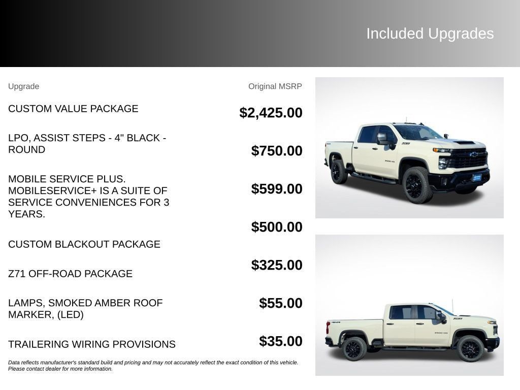 New 2026 Chevrolet Silverado 2500 Custom w/ Custom Value Package AWD/4WD image 3