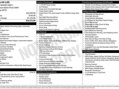 Certified 2025 Kia K4 FWD image 33
