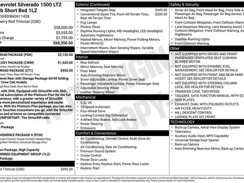 Used 2022 Chevrolet Silverado 1500 LTZ w/ LTZ Premium Package AWD/4WD image 6
