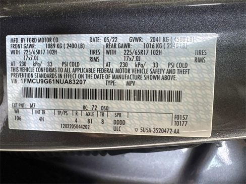 Used 2022 Ford Escape SE image 28