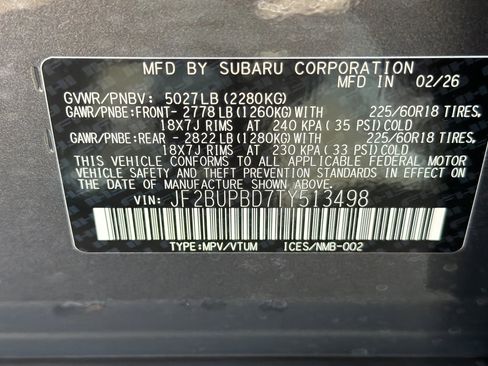 New 2026 Subaru Outback Premium AWD/4WD image 27